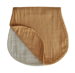 mushie Burp Cloth (Fall Yellow/Fog)