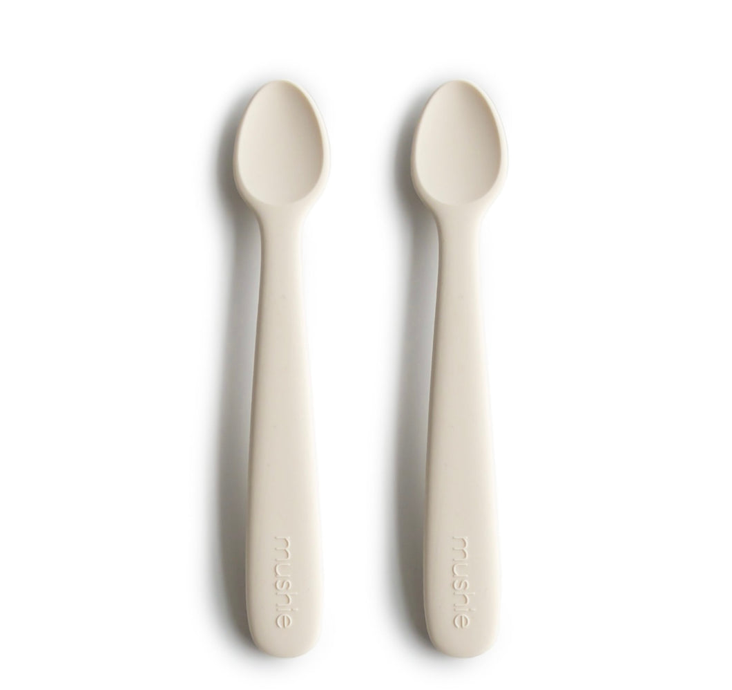 Silicone Feeding Spoons (Ivory)