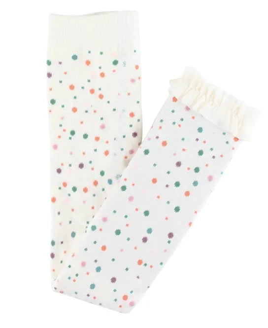 Spotty Dots Patterned Footless Tights