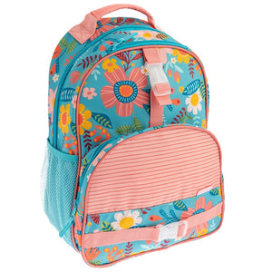 Turquoise Floral Backpack