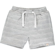 Load image into Gallery viewer, Bluepeter Sweat Shorts Grey/White Stripe