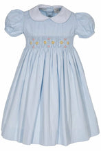 Load image into Gallery viewer, Baby Girl Picque Classic Blue Dress