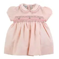 Load image into Gallery viewer, Baby Girl Elegant Taffeta Pink Short Sleeve Dress