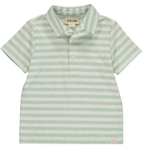 Flagstaff Polo Sage/White Stripe