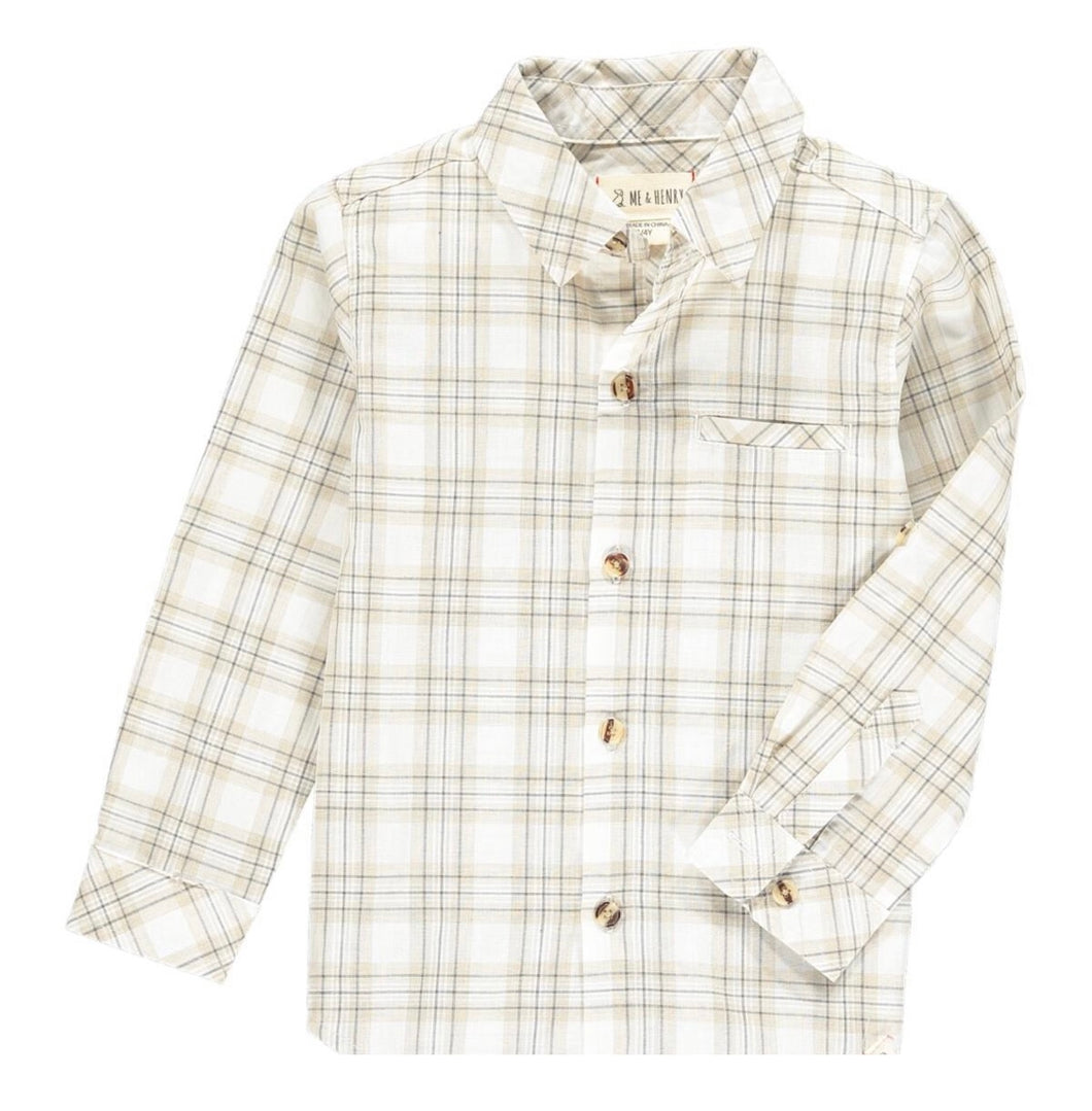 ATWOOD Woven shirt (Beige/White)