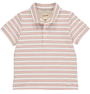 Flagstaff Polo Pink/White Stripe