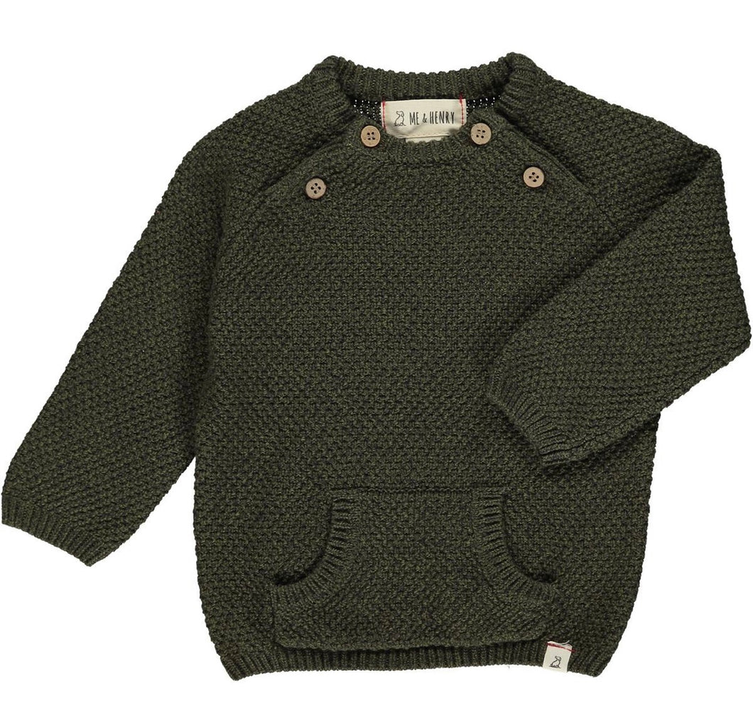 MORRISON baby sweater - Green