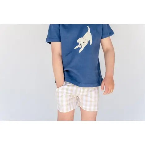 Noah Shorts - Tan Gingham