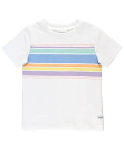 Rainbow Lane Stripe Short Sleeve Tee Size