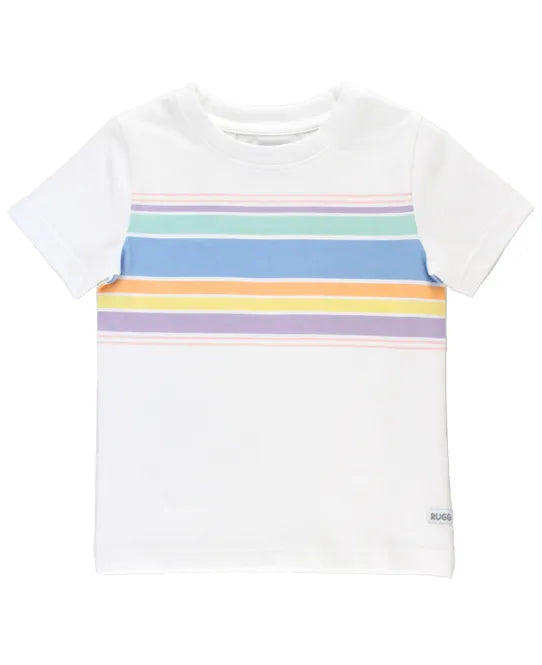Rainbow Lane Stripe Short Sleeve Tee Size