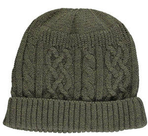 ARCADIA Cotton beanie hat - Green