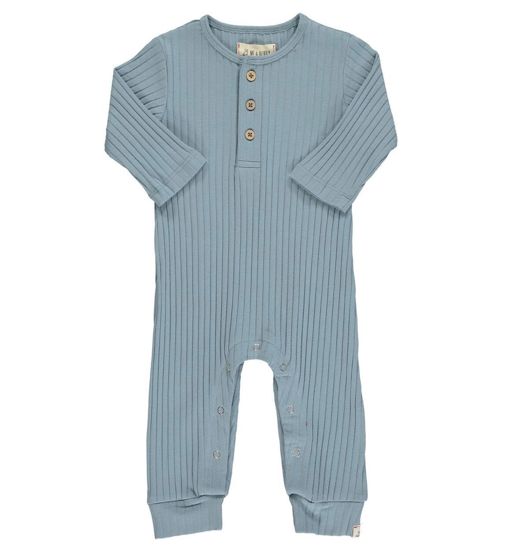 MASON Rib romper - Slate