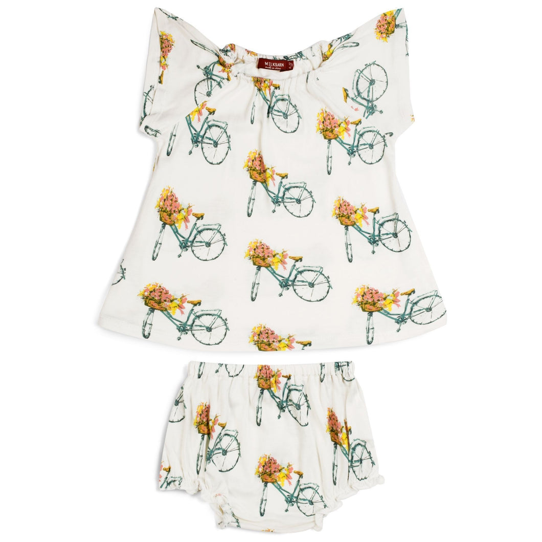Bamboo Floral Bicycle Dress