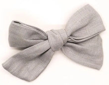 Load image into Gallery viewer, Harper Linen Clip/Bow