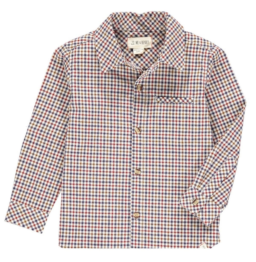ATWOOD Woven shirt (Brown/Beige)