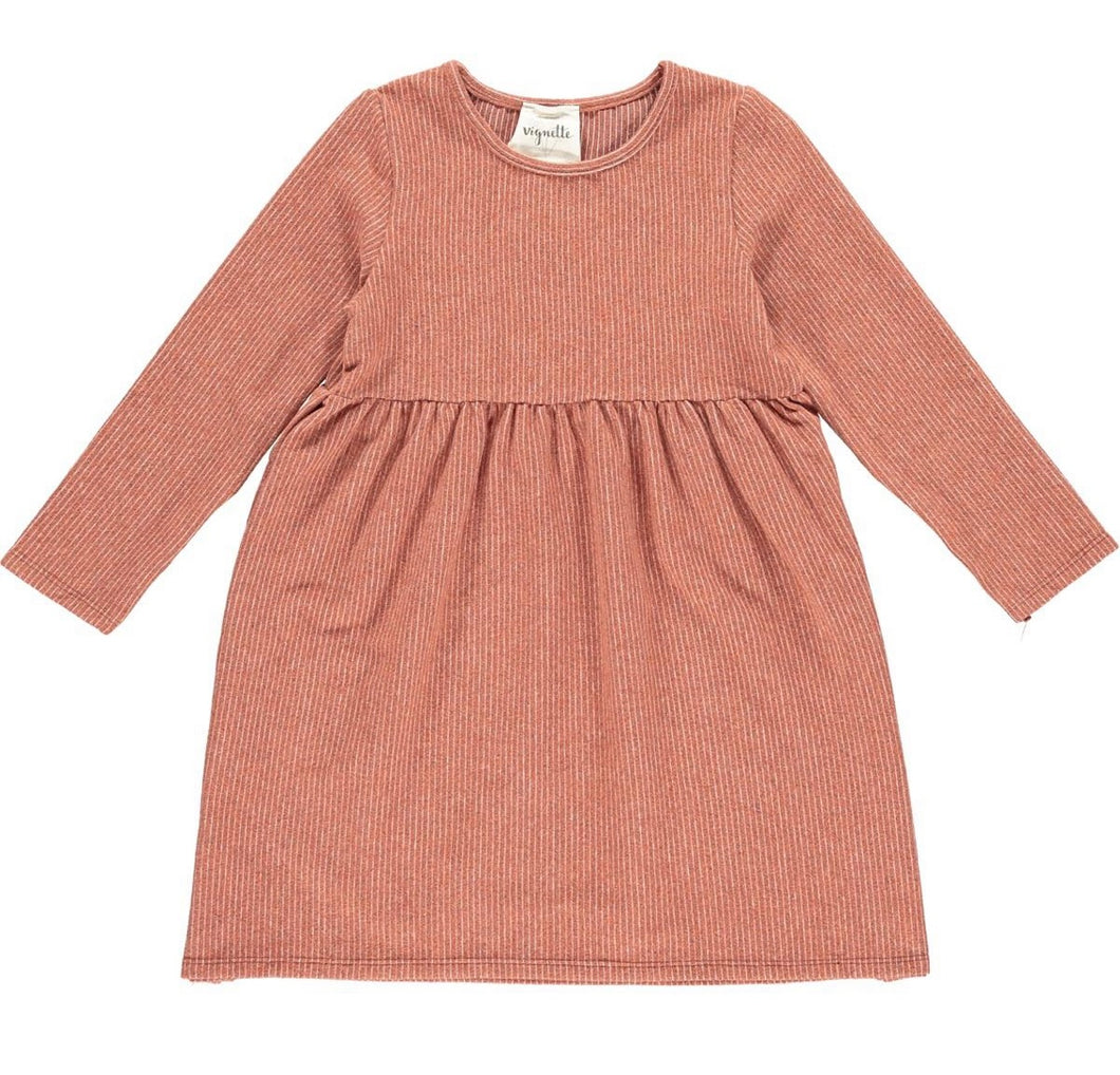 MADIGAN DRESS (Rust)